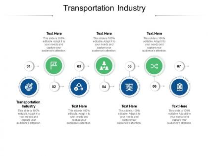 Transportation industry ppt powerpoint presentation slides outfit cpb