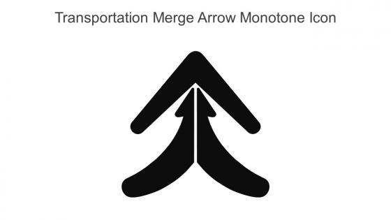 Transportation Merge Arrow Monotone Icon In Powerpoint Pptx Png And Editable Eps Format