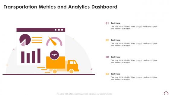 Transportation Metrics And Analytics Dashboard