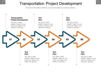 Transportation project development ppt powerpoint presentation styles guide cpb