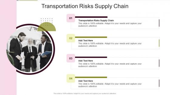 Transportation Risks Supply Chain In Powerpoint And Google Slides Cpb
