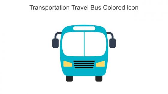 Transportation Travel Bus Colored Icon In Powerpoint Pptx Png And Editable Eps Format