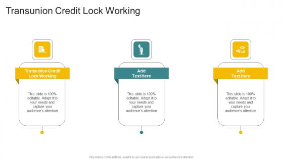 Transunion Credit Lock Working In Powerpoint And Google Slides Cpb