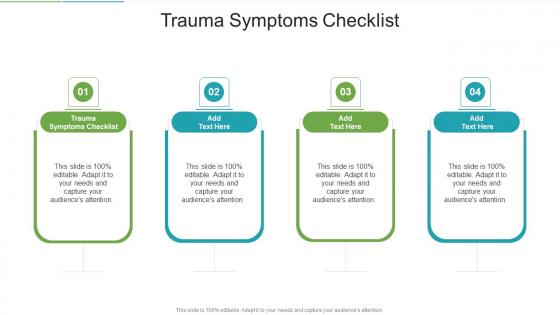 Trauma Symptoms Checklist In Powerpoint And Google Slides Cpb