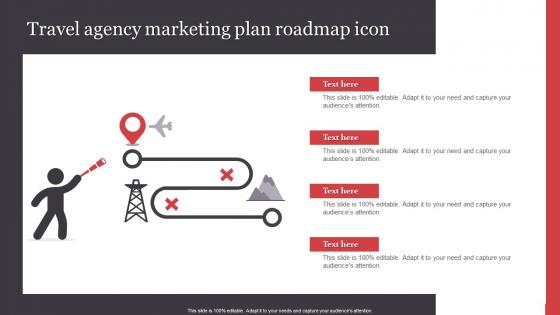 Travel Agency Marketing Plan Roadmap Icon