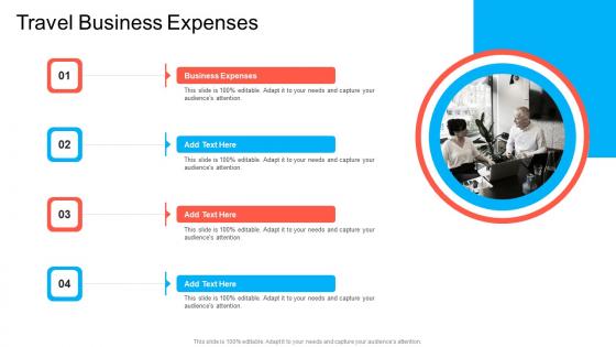 Travel Business Expenses In Powerpoint And Google Slides Cpb