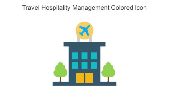 Travel Hospitality Management Colored Icon In Powerpoint Pptx Png And Editable Eps Format