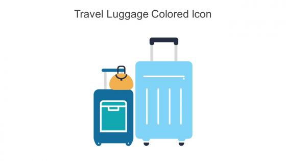 Travel Luggage Colored Icon In Powerpoint Pptx Png And Editable Eps Format