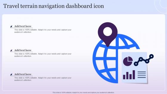 Travel Terrain Navigation Dashboard Icon