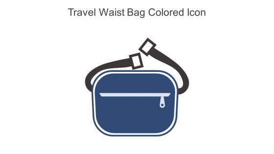 Travel Waist Bag Colored Icon In Powerpoint Pptx Png And Editable Eps Format