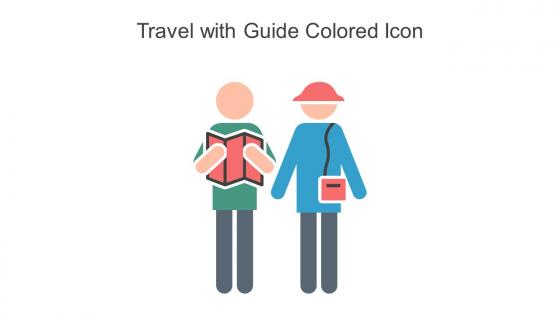 Travel With Guide Colored Icon In Powerpoint Pptx Png And Editable Eps Format