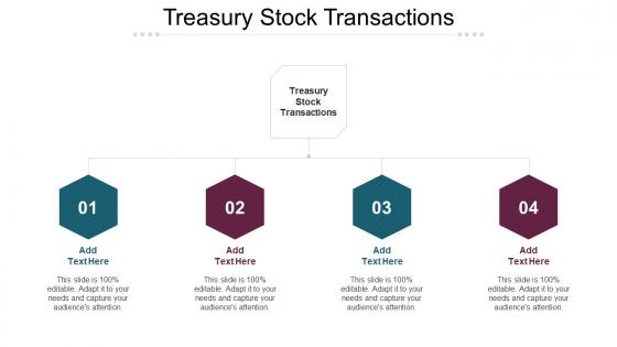 Treasury Stock Transactions Ppt Powerpoint Presentation Outline Introduction Cpb