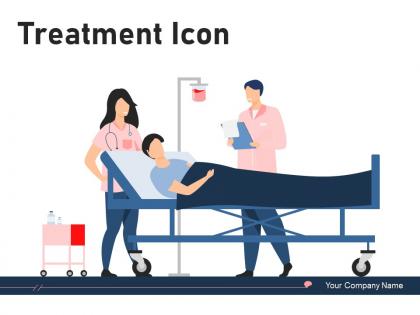 Treatment Icon Team Working Research Report Injection Tablet