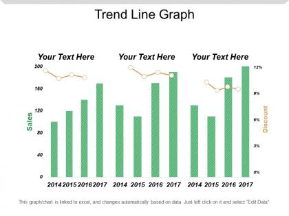 Trend line graph powerpoint ideas