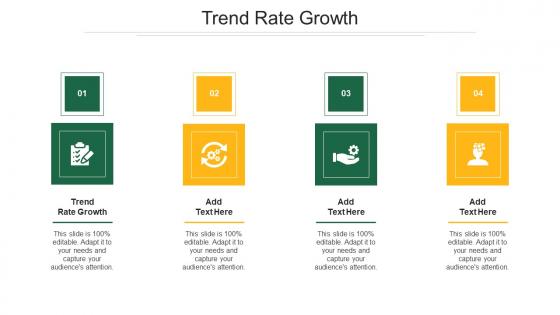 Trend Rate Growth Ppt Powerpoint Presentation Show Diagrams Cpb