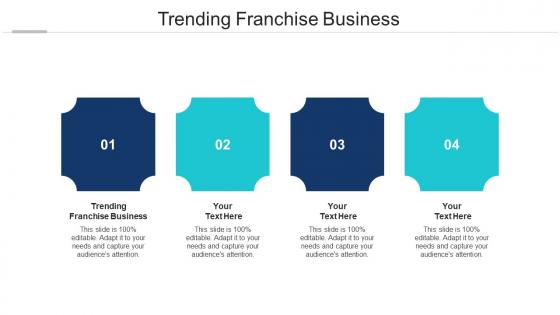 Trending Franchise Business Ppt Powerpoint Presentation Infographics Show Cpb