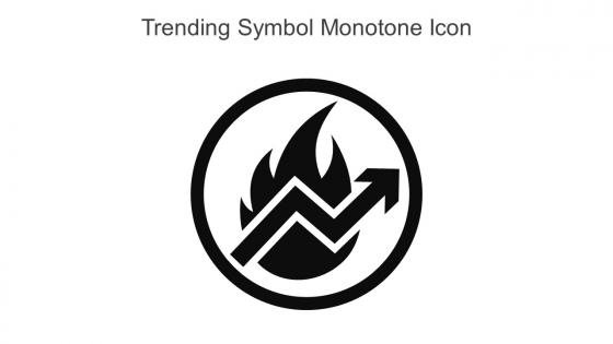 Trending Symbol Monotone Icon In Powerpoint Pptx Png And Editable Eps Format