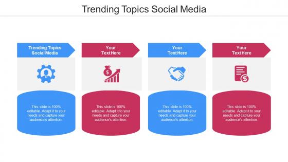 Trending topics social media ppt powerpoint presentation ideas outfit cpb