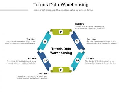 Trends data warehousing ppt powerpoint presentation slides elements cpb