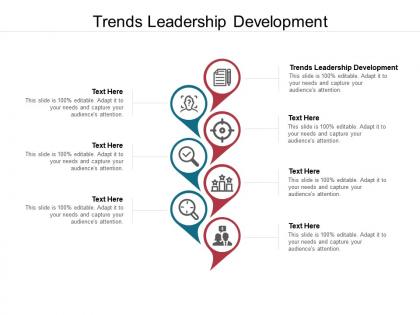 Trends leadership development ppt powerpoint presentation pictures diagrams cpb