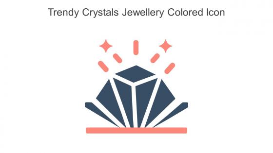 Trendy Crystals Jewellery Colored Icon In Powerpoint Pptx Png And Editable Eps Format