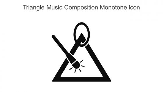 Triangle Music Composition Monotone Icon In Powerpoint Pptx Png And Editable Eps Format