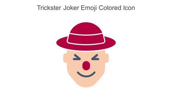 Trickster Joker Emoji Colored Icon In Powerpoint Pptx Png And Editable Eps Format