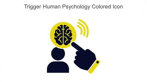 Trigger Human Psychology Colored Icon In Powerpoint Pptx Png And Editable Eps Format