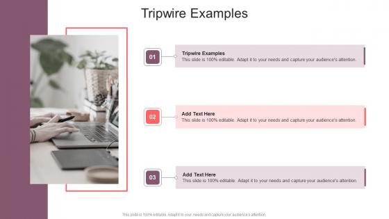 Tripwire Examples In Powerpoint And Google Slides Cpb