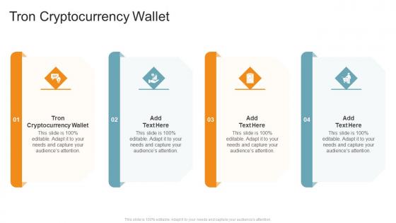 Tron Cryptocurrency Wallet In Powerpoint And Google Slides Cpb