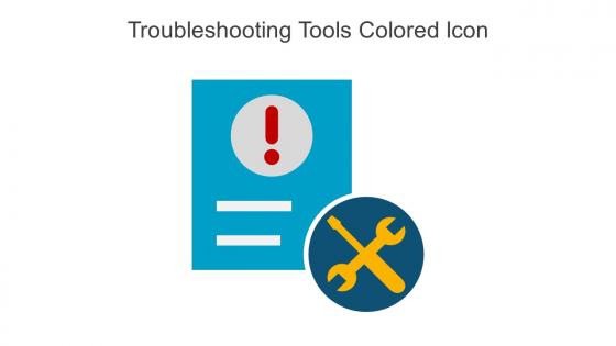 Troubleshooting Tools Colored Icon In Powerpoint Pptx Png And Editable Eps Format