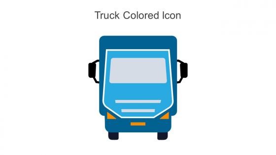Truck Colored Icon In Powerpoint Pptx Png And Editable Eps Format