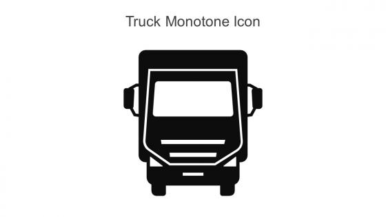 Truck Monotone Icon In Powerpoint Pptx Png And Editable Eps Format