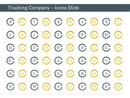 Trucking company trucking company icons slide ppt powerpoint presentation ideas