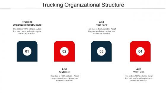 Trucking Organizational Structure Ppt Powerpoint Presentation Summary Show Cpb