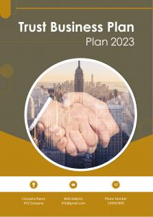Trust Business Plan A4 Pdf Word Document