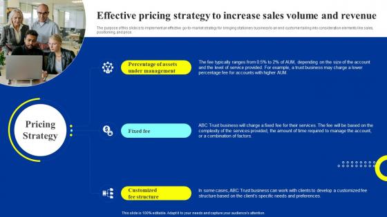 Trust Business Plan Effective Pricing Strategy To Increase Sales Volume And Revenue BP SS