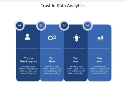 Trust in data analytics ppt powerpoint presentation summary sample cpb