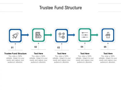 Trustee fund structure ppt powerpoint presentation show ideas cpb