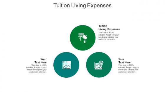 Tuition living expenses ppt powerpoint presentation infographics sample cpb