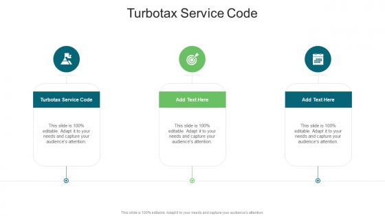 Turbotax Service Code In Powerpoint And Google Slides Cpb