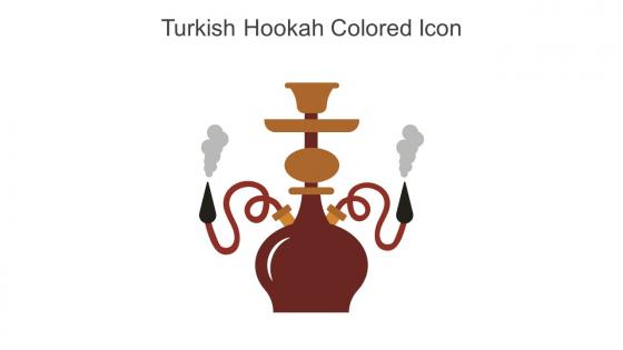 Turkish Hookah Colored Icon In Powerpoint Pptx Png And Editable Eps Format