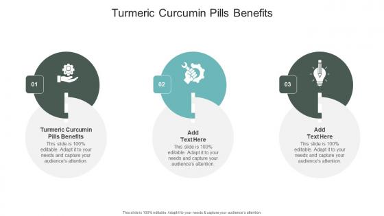 Turmeric Curcumin Pills Benefits In Powerpoint And Google Slides Cpb