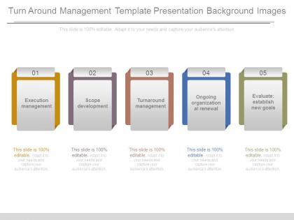 Turn around management template presentation background images