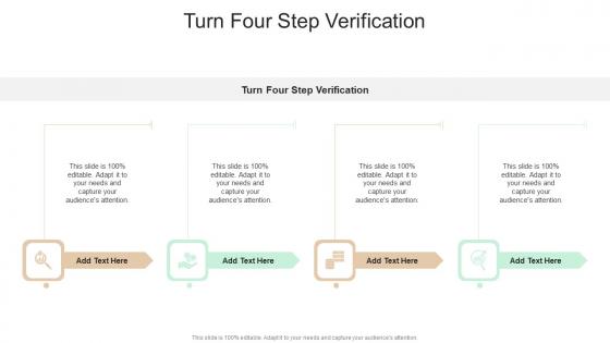 Turn Four Step Verification In Powerpoint And Google Slides Cpb