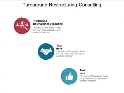 Turnaround restructuring consulting ppt powerpoint presentation pictures model cpb