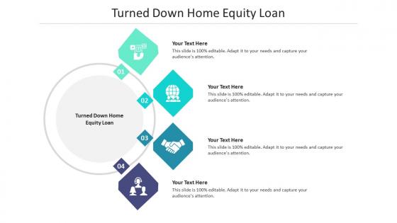 Turned down home equity loan ppt powerpoint presentation styles templates cpb