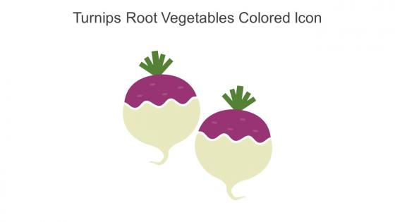 Turnips Root Vegetables Colored Icon In Powerpoint Pptx Png And Editable Eps Format