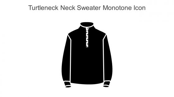 Turtleneck Neck Sweater Monotone Icon In Powerpoint Pptx Png And Editable Eps Format