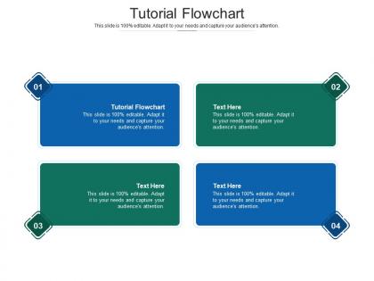 Tutorial flowchart ppt powerpoint presentation infographics example topics cpb